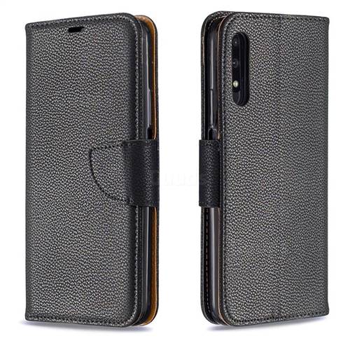 Classic Luxury Litchi Leather Phone Wallet Case For Huawei Honor 9X Pro