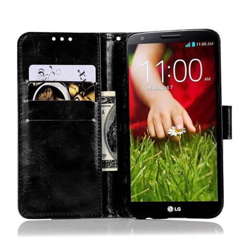 Luxury Retro Leather Wallet Case For Lg X Power Ls K Ds K Us