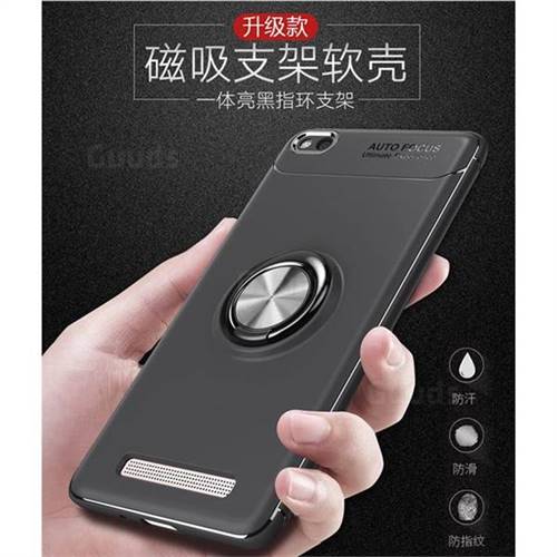 Auto Focus Invisible Ring Holder Soft Phone Case For Xiaomi Redmi A