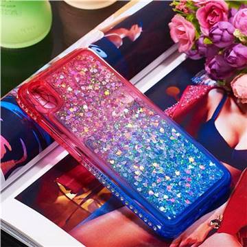 Diamond Frame Liquid Glitter Quicksand Sequins Phone Case For Mi Xiaomi