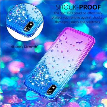 Diamond Frame Liquid Glitter Quicksand Sequins Phone Case For Mi Xiaomi