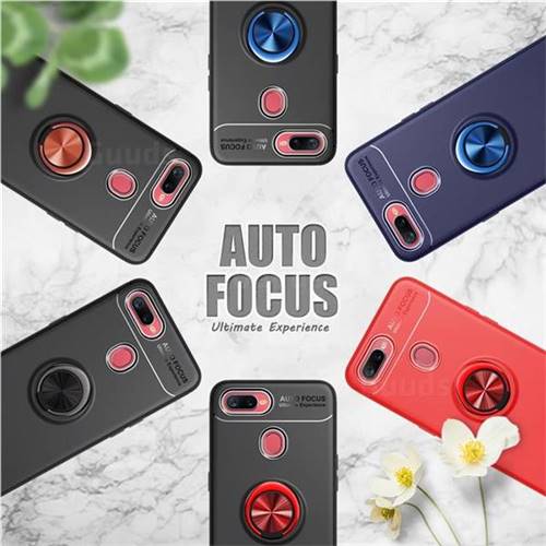 Auto Focus Invisible Ring Holder Soft Phone Case For Oppo F F Pro