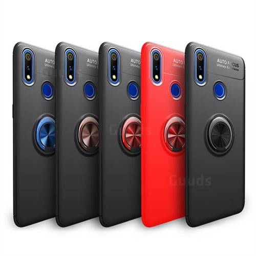 Auto Focus Invisible Ring Holder Soft Phone Case For Oppo Realme Pro