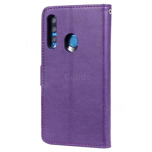 Retro Greek Detachable Magnetic Pu Leather Wallet Phone Case For Huawei