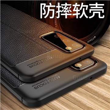 Luxury Auto Focus Litchi Texture Silicone Tpu Back Cover For Samsung