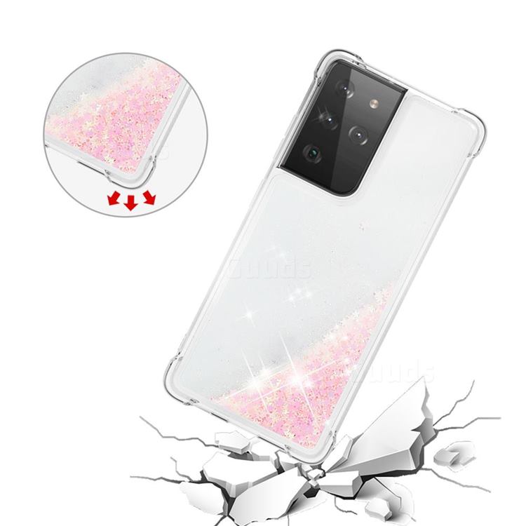 Dynamic Liquid Glitter Sand Quicksand TPU Case For Samsung Galaxy S21