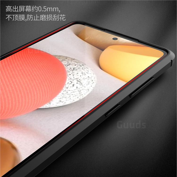 Luxury Auto Focus Litchi Texture Silicone Tpu Back Cover For Samsung