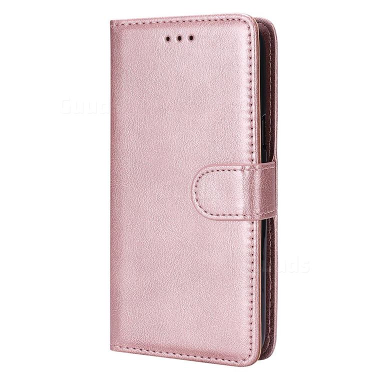 Retro Greek Detachable Magnetic Pu Leather Wallet Phone Case For