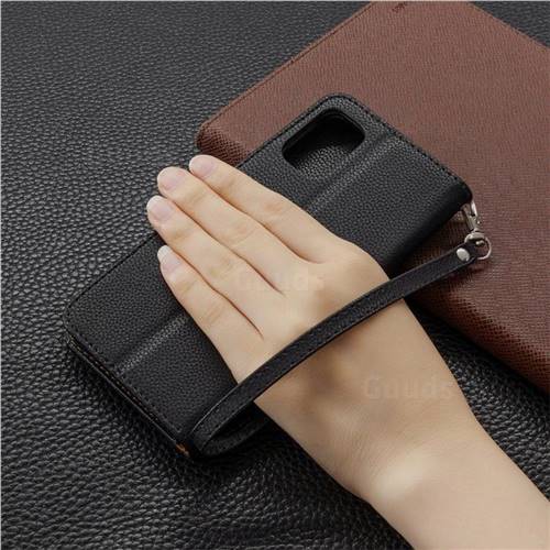 Classic Luxury Litchi Leather Phone Wallet Case For Samsung Galaxy A41