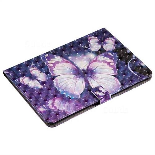 Pink Butterfly D Painted Tablet Leather Wallet Case For Ipad Air