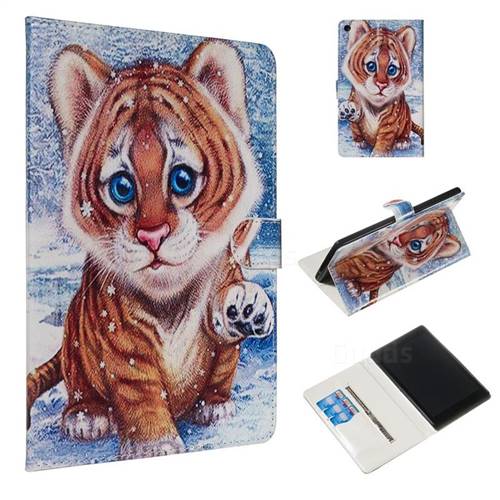 Sweet Tiger Smooth Leather Tablet Wallet Case for Amazon Fire HD 8 (2016)