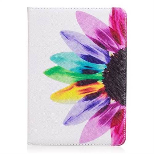 Seven-color Flowers Folio Stand Leather Wallet Case for Amazon Kindle ...