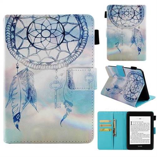 Fantasy Campanula Folio Stand Leather Wallet Case for Amazon Kindle Paperwhite 1 2 3