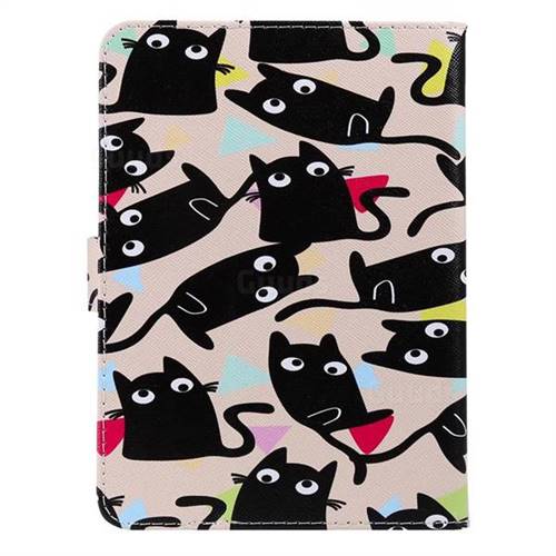 Cute Kitten Cat Folio Flip Stand Leather Wallet Case for Amazon Kindle