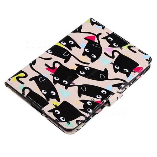 Cute Kitten Cat Folio Flip Stand Leather Wallet Case for Amazon Kindle