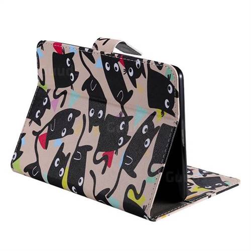 Cute Kitten Cat Folio Flip Stand Leather Wallet Case for Amazon Kindle