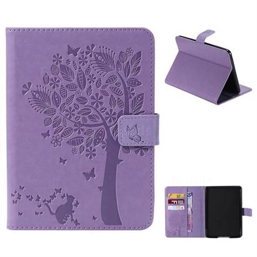 Embossing Butterfly Tree Leather Flip Cover for Amazon Kindle ...