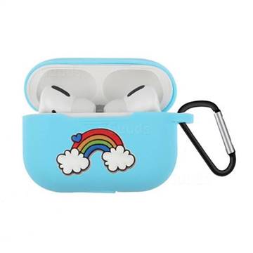 Dust-proof Carton Soft Silicone Rainbow For Apple Airpods Pro   Airpods 