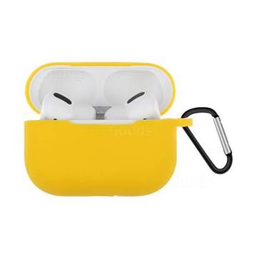Dust-proof Candy Soft Silicone Yellow for Apple AirPods Pro / Airpods 3 - Yellow
