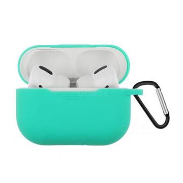 Dust-proof Candy Soft Silicone Light Green for Apple AirPods Pro / Airpods 3 - Light Green