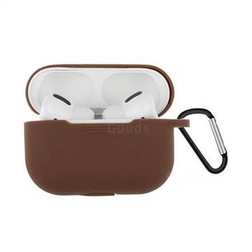 Dust-proof Candy Soft Silicone Brown for Apple AirPods Pro / Airpods 3 - Brown