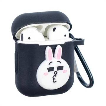Angry Rabbit Non-slip Soft Silicone Case for Apple AirPods