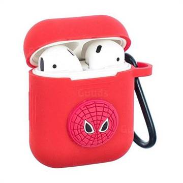 Red Spider Non-slip Soft Silicone Case for Apple AirPods