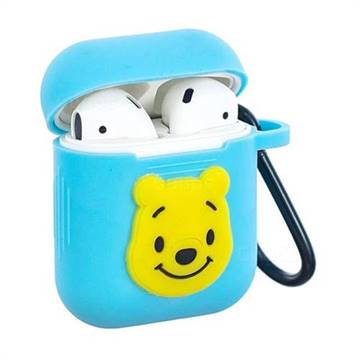 Yellow Bear Non-slip Soft Silicone Case for Apple AirPods