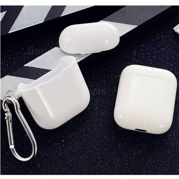 Soft TPU Protective Case for Apple AirPods - White