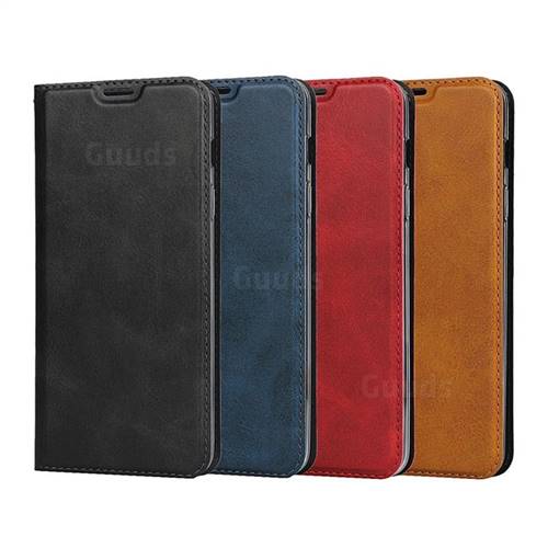 Calf Pattern Magnetic Automatic Suction Leather Wallet Case For Docomo Galaxy Feel2 Sc 02l Black Docomo Galaxy Feel2 Sc 02l Cases Guuds