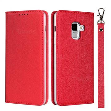 7 Off Ultra Slim Magnetic Automatic Suction Silk Lanyard Leather Flip Cover For Docomo Galaxy Feel2 Sc 02l Red Docomo Galaxy Feel2 Sc 02l Cases Guuds