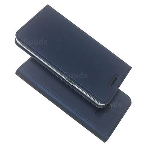 Ultra Slim Card Magnetic Automatic Suction Leather Wallet Case For Docomo Galaxy Feel Sc 04j Royal Blue Leather Case Guuds