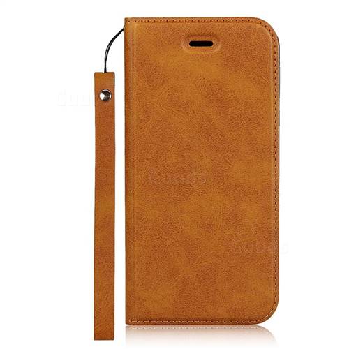 Calf Pattern Magnetic Automatic Suction Leather Wallet Case For Sharp Aquos R Sh 03j Shv39 Brown Leather Case Guuds