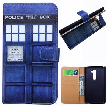 Police Box Leather Wallet Case for LG G2 Mini D610 D618 LTE D620 D620R