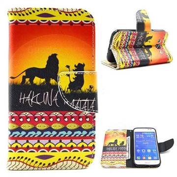 Prairie Lion Leather Wallet Case for Samsung Galaxy Core Prime G360 G360V G360P G360F G360H