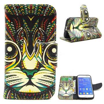 Cat Leather Wallet Case for Samsung Galaxy Core Prime G360 G360V G360P G360F G360H
