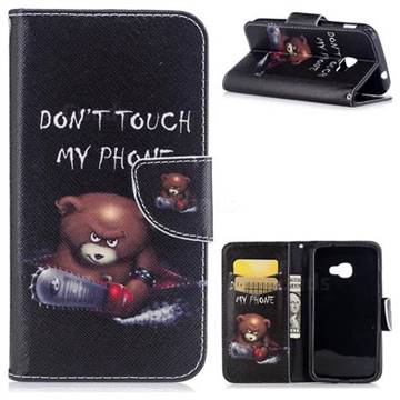 Chainsaw Bear Leather Wallet Case for Samsung Galaxy Xcover 4 G390F