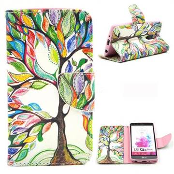 The Tree of Life Leather Wallet Case for LG G3 Beat Mini G3S D725 D722 D729 B2mini
