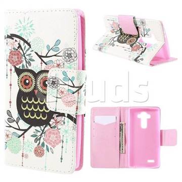 Cross Pattern Cute Owl Leather Wallet Case for LG G4 H810 VS999 F500