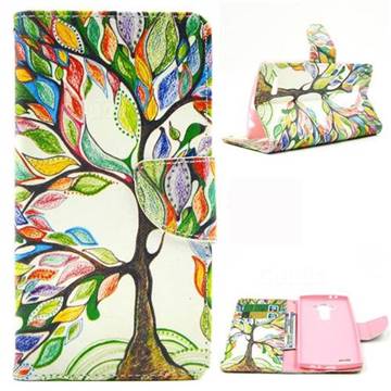 The Tree of Life Leather Wallet Case for LG G4 H810 VS999 F500