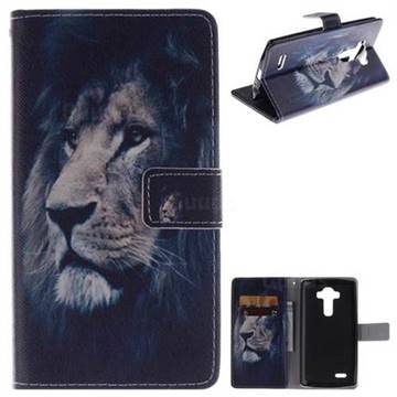 Lion Face PU Leather Wallet Case for LG G4 H810 VS999 F500