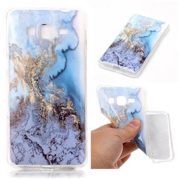 Sea Blue Soft TPU Marble Pattern Case for Samsung Galaxy Grand Prime G530