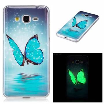 Butterfly Noctilucent Soft TPU Back Cover for Samsung Galaxy Grand Prime G530