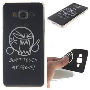 Do Not Touch Me IMD Soft TPU Back Cover for Samsung Galaxy Grand Prime G530