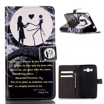 Moon Lovers Leather Wallet Case for Samsung Galaxy Grand Prime G530 G530H