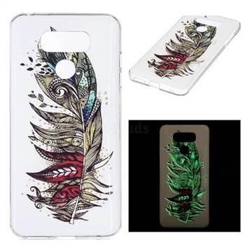 Feather Tribe Noctilucent Soft TPU Back Cover for LG G6