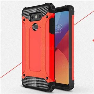 King Kong Armor Premium Shockproof Dual Layer Rugged Hard Cover for LG G6 - Big Red