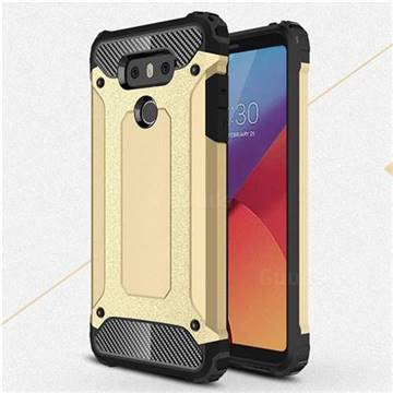 King Kong Armor Premium Shockproof Dual Layer Rugged Hard Cover for LG G6 - Champagne Gold