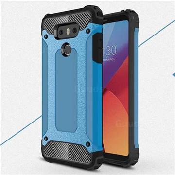 King Kong Armor Premium Shockproof Dual Layer Rugged Hard Cover for LG G6 - Sky Blue