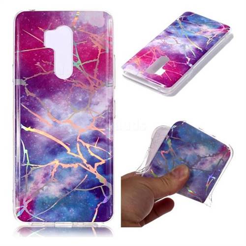 Dream Sky Marble Pattern Bright Color Laser Soft TPU Case for LG G7 ThinQ